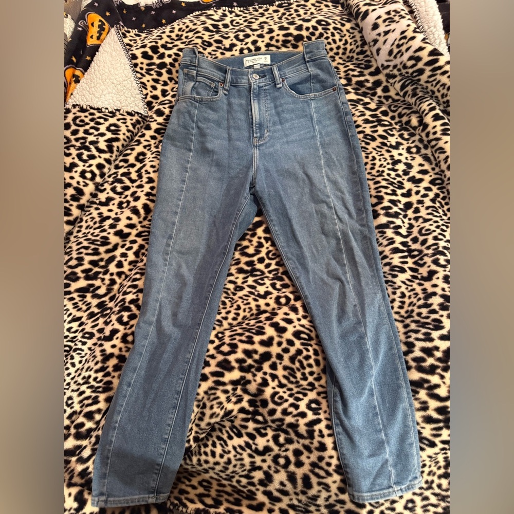 Abercrombie & Fitch Light Blue High Rise Jeans
